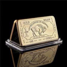 1 OZ Gold Buffalo Bullion Bar
