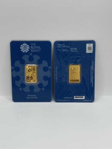 Britannia minted 10g gold bar - britannia,