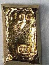 10 Gram Solid 24ct Gold Bar
