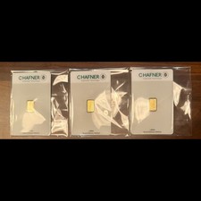 3 x C.Hafner 1g Gold Bullion