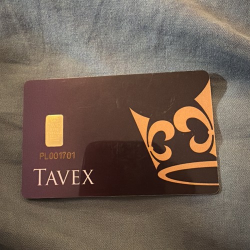 Tavex 25g gold bar - 0.25g, 999.9