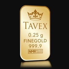 0.25 gram Tavex - 24k AU 999.9