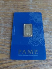 PAMP 5g pure gold bar 999.9