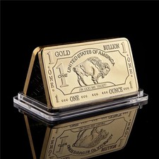 1 OZ Gold Buffalo Bullion Bar