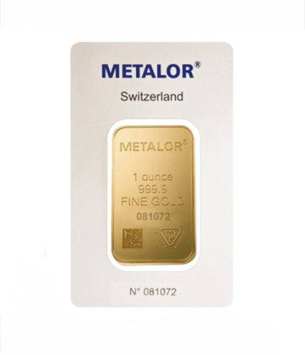Metalor 1oz minted gold - 1oz,
