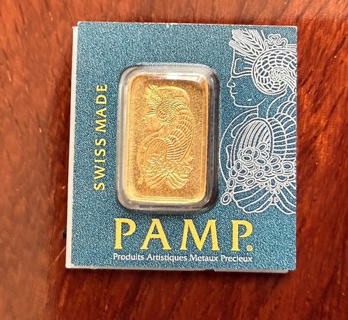 Pamp suisse gold - bar, 0.9999